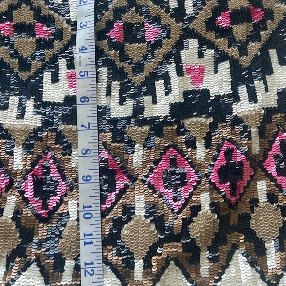 Pookie & Sebastian sequin mini skirt. Medium. Like new condition. NYC boutique - Picture 5 of 7